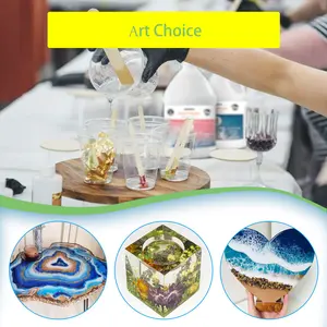 Transparante Lage Viscositeit Diepe Giet Epoxyhars A En B Materiaal Handel Clear Epoxy Resin Crystal Clear
