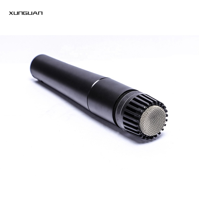 Sure SM57 Live Broadcast Professional Metal Vocal Wired Dynamic Microphone Karaoke Mic for Studio Recording
