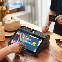 Caja Registradora Scangle SGT116 con Pantalla VFD, Escáner, NFC e Impresora, Compatible con Sistemas Operativos Windows y Android para Supermercados