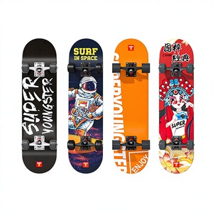 Xiao Zhuangyuan <span class=keywords><strong>Skateboard</strong></span> Manufacturer Wholesale Street Skating Beginner Adult Professional Shock Absorption Four-Wheel Double - Product Image 1