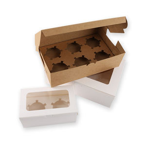 Holesale ustom OGO iogo iodegradable akery ackackaging ushi essert INI ancake onut ackaper ackaging Ox o iramisu ox - Product Image 2