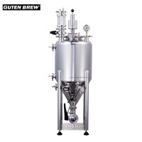Nouveau réservoir de fermentation Guten de qualité alimentaire 40L 60L 80L 105L Unitank à double enveloppe pour brassage artisanal et bière maison
