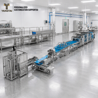 Ligne de production de pain de mie entièrement automatique, ligne de fabrication de pain multifonction en acier inoxydable pour boulangerie industrielle
