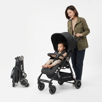 Poussette bébé légère, facile à plier, compacte, légère, poussette de voyage portable pour avion, enfant