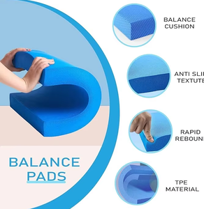 Julyfit TPE Biểu Tượng Tùy Chỉnh Kích Thước Tập Thể Dục Tập Thể Dục Thể Dục Thể Dục Chống Mệt Mỏi Yoga Mat Cân Bằng Bọt Pad - Product Image 3