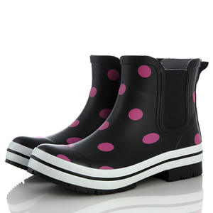 OEM yetişkin yağmur çizmeleri bayanlar kısa çizmeler bahar ve yaz kaymaz su geçirmez ayakkabı kore düşük üst galoş özelleştirilmiş - Product Image 5