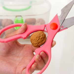 Professional Double-Color Eco-Friendly Kitchen <b>Scissors</b> 8.9 Inch ABS Handle Stainless Steel Home Kitchen Use - Product Image 3