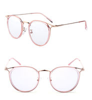 QUEJOEY Montura de gafas con orejas de gato estilo coreano para mujer, gafas ópticas con bloqueo de luz azul, listas para prescripción médica, ultraligeras