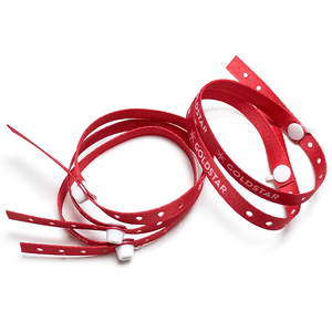 Braccialetti Promozionali Rossi per Eventi e Feste 2026 - Braccialetti Personalizzati per l'<span class=keywords><strong>Ingresso</strong></span> - Braccialetti per Eventi - Product Image 3