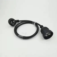 Cable de Extensión Transparente de Alta Resistencia con Aprobación SAA, Cable de Alimentación de CA Giratorio con Enchufe de 3 Pines y Conector Tipo Piggyback para Australia