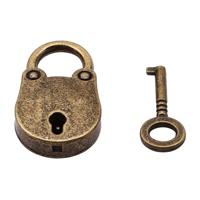 Meilleures ventes 2025 – Mini boucle en forme d'ours en cuivre antique, accessoire de bagage haut de gamme, cadenas rétro chinois