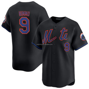 Jersey Baseball Pria New York Alternate Limited 2025, Kaos Baseball Custom Ukuran Besar, Bordir Jahit, Seragam dengan Logo Hitam - Product Image 4