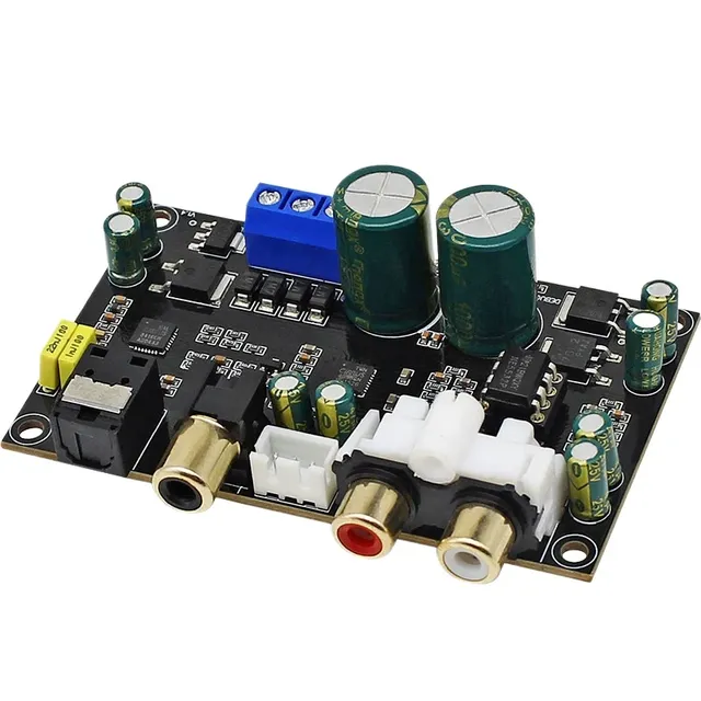 Coaxial Optical Fiber DAC Audio Decoder Board Module HIFI High-Fidelity Decoder With CS8416 + CS4398 Chips, 24Bit 192kHz