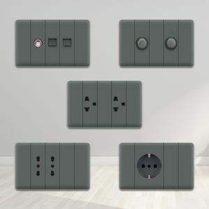 Phong cách mới 120 Series 16A 1Way tường thiết bị chuyển mạch Modular Ổ cắm EU phích cắm IP20 - Product Image 2