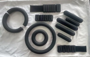 Set de Entrenamiento para Gimnasio: Mancuernas de Silicona, Anillo de Fuerza, Barra de Mancuernas y Pesas Ajustables para Tobillos y Muñecas - Product Image 4