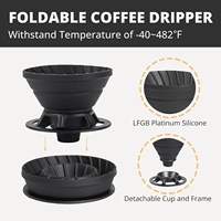 Sac à café de voyage intérieur extérieur double tasse Kit de cafetière manuelle avec emballage Set de thé arabe pour café