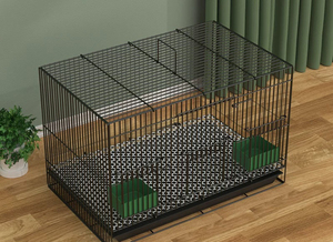 Jaula Grande para Mascotas Pequeñas de Interior, Jaula de Alambre con Bandeja Extraíble, Comederos, para Patitos, <span class=keywords><strong>Conejos</strong></span>, Cobayas y Mascotas Jóvenes - Product Image 6