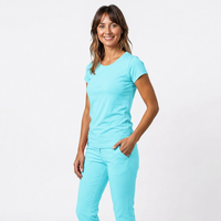 T-shirt de sport pour femme à manches courtes de longueur régulière