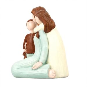 Estatua de Ángel Madre e Hijo Hecha a Mano en Resina, Figura de Amor Familiar para Decoración del Día de la Madre - Product Image 5