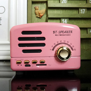 Altavoz Inalámbrico Retro Kinggard, Nuevo Diseño, Multicolor, Portátil, con Radio <span class=keywords><strong>AM</strong></span>/FM para Móvil y Computadora - Product Image 2
