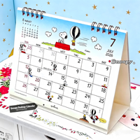 Joli calendrier de bureau Snoopy 2026