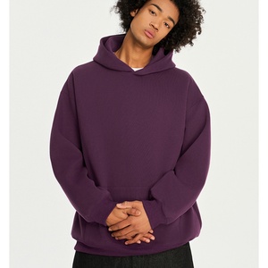 Sudadera con Capucha Unisex de Color Sólido para Hombre y Mujer, Diseño Forrado de Algodón Grueso, Logotipo Técnico Estampado en la Parte Delantera, para Uso en el Campus en Otoño - Product Image 4