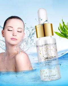 Siero Viso Oro <span class=keywords><strong>24K</strong></span> <span class=keywords><strong>Private</strong></span> <span class=keywords><strong>Label</strong></span> 30ml Liquido Sbiancante e Anti-Età al Collagene - Product Image 6