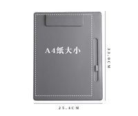 Carpeta Portadocumentos A4 de Cuero PU de Alta Calidad con Logotipo Personalizado, Carpeta de Archivos de Negocios sin Bloc de Notas