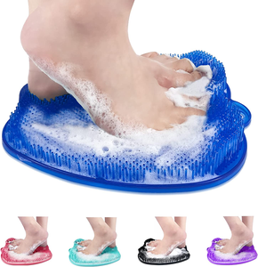 Yozeal Hot Sale Silicone <strong>Foot</strong> Brush Washer Cleaner Massage <strong>for</strong> Dead Skin Remover, Non-Slip <strong>Foot</strong> <strong>Scrubber</strong> <strong>Shower</strong> Bathroom Mat - Product Image 4