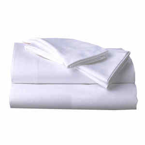 Set di biancheria da letto in cotone 100% di lusso Custom 5 stelle copripiumino Hotel e lenzuolo da letto in stile semplice per borsa da sposa imballata - Product Image 1