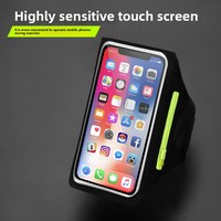 Brassard de sport léger et confortable pour téléphone, avec pochette réglable pour téléphone