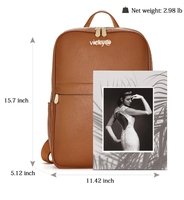 Sac d'ordinateur portable de voyage personnalisé haut de gamme pour hommes 13/14/15/16 pouces sac à dos pour ordinateur portable en cuir étanche pour hommes