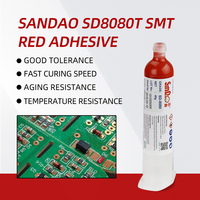 Colle rouge adhésive de résine époxyde de SMT à hautes températures pour le pochoir de carte PCB de correction de SMD LED imprimant la colle rouge