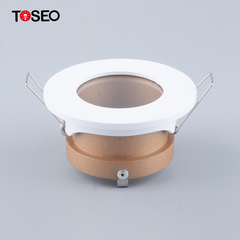 GU10 Anti Glare Downlight 70Mm Cut Out Ip65 Hotel Ceiling Down Light Fixture
