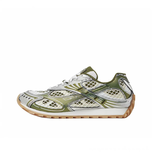 Baskets décontractées respirantes en maille pour femmes, avec empiècements métalliques et bout en nubuck, semelle extérieure en caoutchouc antidérapante, légères pour la marche - Product Image 2