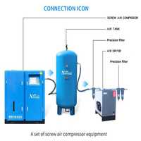 Nanxiang Haute Qualité 600L 8-16bar Réservoir d'Air pour Compresseur d'Air Machines Nouvelles Pièces Industrielles de Compresseur de Réservoir d'Air en Vente