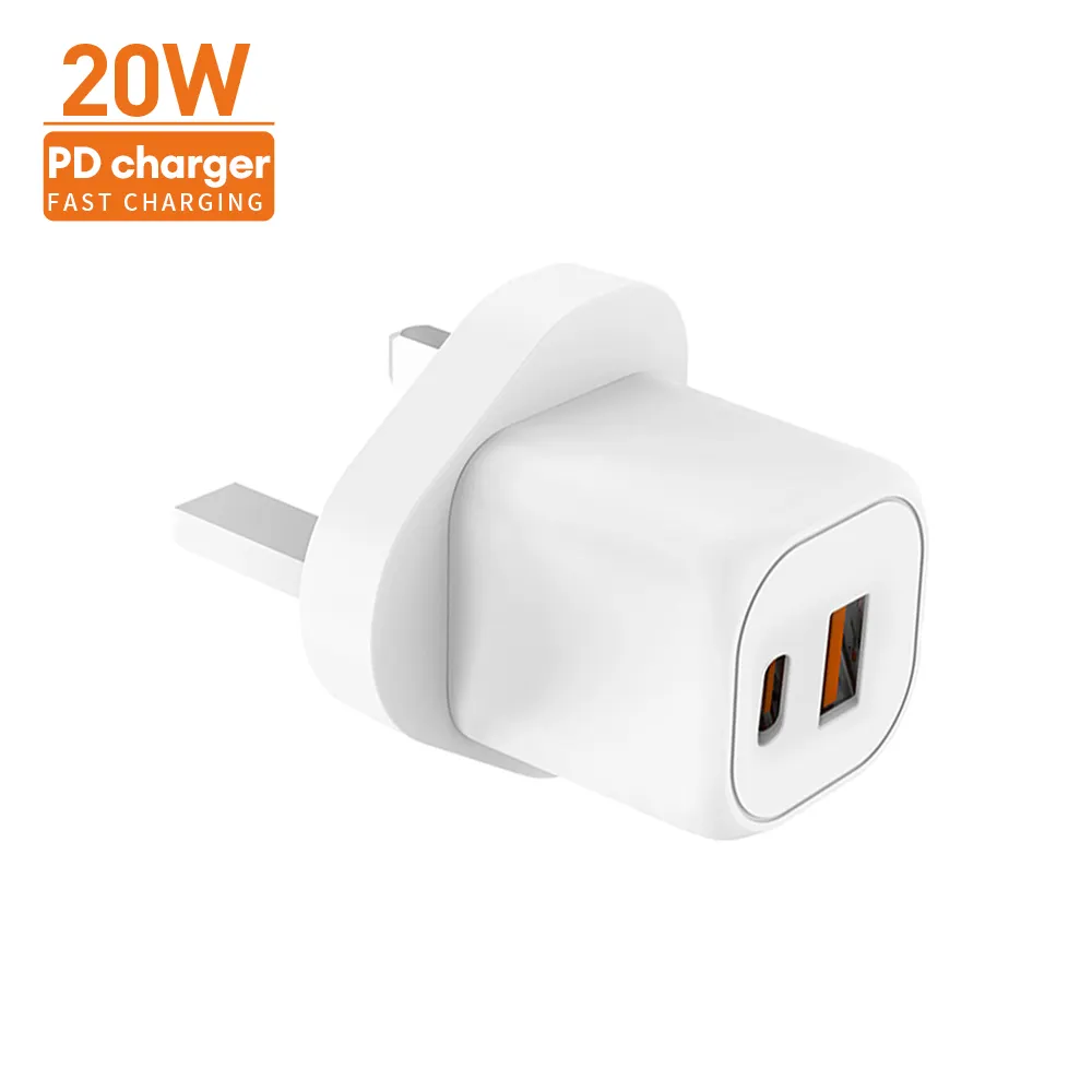 Vina Best USB Type C Wall Charger And Data Cable 20W PD Fast Charging Mobile Phone Power Adapter For iPhone 15 14