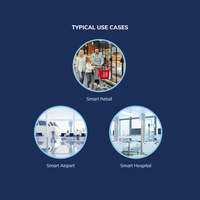Dispositivos IoT Minew, Balizas UWB de Ultra Largo Alcance, Localizadores RTLS AoA, IP67, Nrf52832, Nrf52810, Beacon AoA, iBeacon