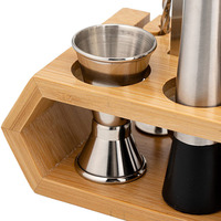 Sac de barman en toile marron, kit de bar professionnel, boîte à outils de mixage pour barman, accessoires de bar pour promotion de bar et de fête