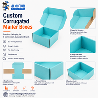 Boîte en carton ondulé personnalisée, de luxe, durable, pliable, à emballage plat, avec impression de motifs, pour l'emballage cosmétique