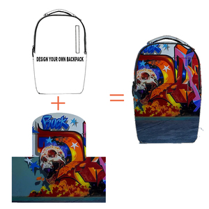 Рюкзак для колледжа в стиле граффити, школьный рюкзак, стильный повседневный рюкзак для путешествий, сумка для ноутбука для мужчин, женщин и молодежи, рюкзак с множеством карманов - Product Image 1