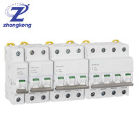 Disjoncteur miniature Zhongkong Acti9 IC65N/iC60N IC60 1A 2A 3A 4A 6A 8A 10A 16A 20A 25A 50A 63A 80A Rcbo/rccb/rcbo/elcb