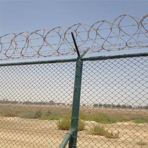 Valla de Alambre Recubierta de PVC HCIS/<span class=keywords><strong>ARAMCO</strong></span> de Arabia Saudita con Poste - Product Image 2