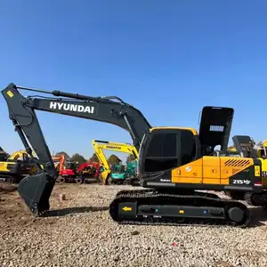 Excavadora Hyundai 215vs usada Hyundai de segunda mano de 21 toneladas de marca popular en stock