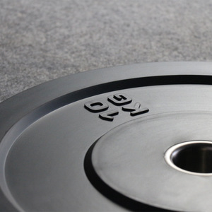 Stampi per bilanciere con piastre in ghisa da competizione calibrate strumenti di allenamento per palestra in gomma - Product Image 4