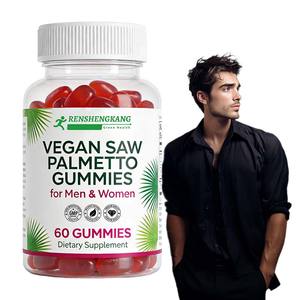 OEM ODM Factort menjual Vegan Saw Palmetto untuk wanita & Pria suplemen prostat <span class=keywords><strong>DHT</strong></span> pemblokir pertumbuhan rambut Hormonal Balance Gummies - Product Image 1