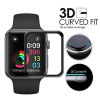 Protecteur d'écran pour montre intelligente apple watch, haute qualité, verre hybride transparent 3D, 40mm 44mm