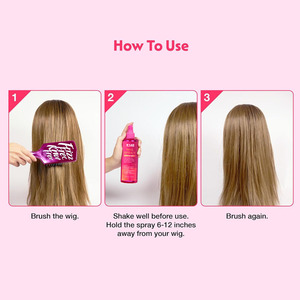 Yeni Gelenler Organik Saç Bakım Peruk Spreyi Ekstra Parlaklık ve Dökülme Önleyici Kontrol Remy İnsan Saçı Isı Korumalı Sentetik Peruk Spreyi - Product Image 4