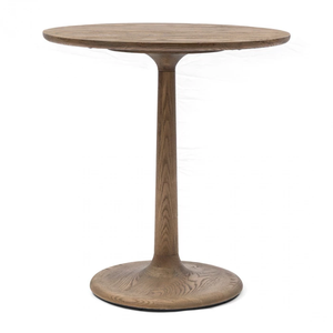 Table basse ronde multifonctionnelle en <span class=keywords><strong>bois</strong></span> massif, style bistro français <span class=keywords><strong>vintage</strong></span>, AY-2229A-6, fabrication artisanale, pour salon - Product Image 2