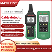 Localizador de Cables Subterráneos MAYILON MY6820, Detector de Cables, Transmisor y Receptor para Detección de Cables Enterrados, Fusibles y Cajas de Conexiones